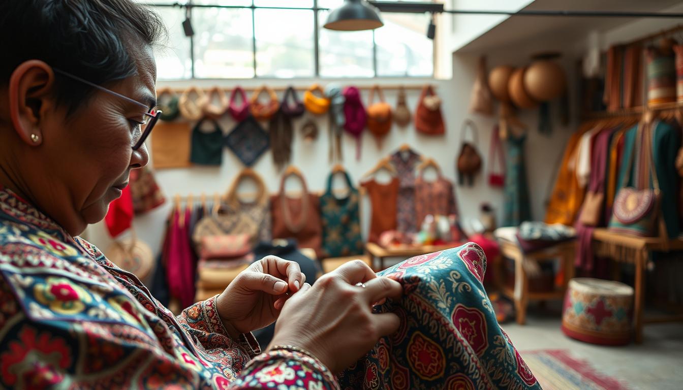 Lokale Handwerkskunst in der Modebranche